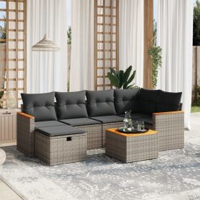 Garden Sofa Set Gray