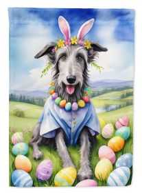 Scottish Deerhound Easter Egg Hunt Garden Flag Mailbox Flag Decorative Yard Flag Banner Outside Patio Artwork Yard Flower Beds, Garden Size