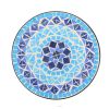 Artisasset Inlaid With Diamond-Colored Sea Mosaics With Round Terrace Bistro Tables