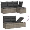 Garden Sofa Set Gray