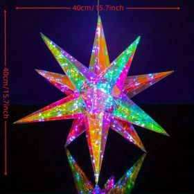 1pc Explosion Star Festival Lights Outdoor Decorative Lights Festival Party Decorative Lights Courtyard Festival Decorative Lights Colorful Light (size: medium)