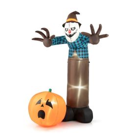 Halloween Inflatables Cute Ghost for Indoor Outdoor (Color: As pic show, Type: 7 Ft)